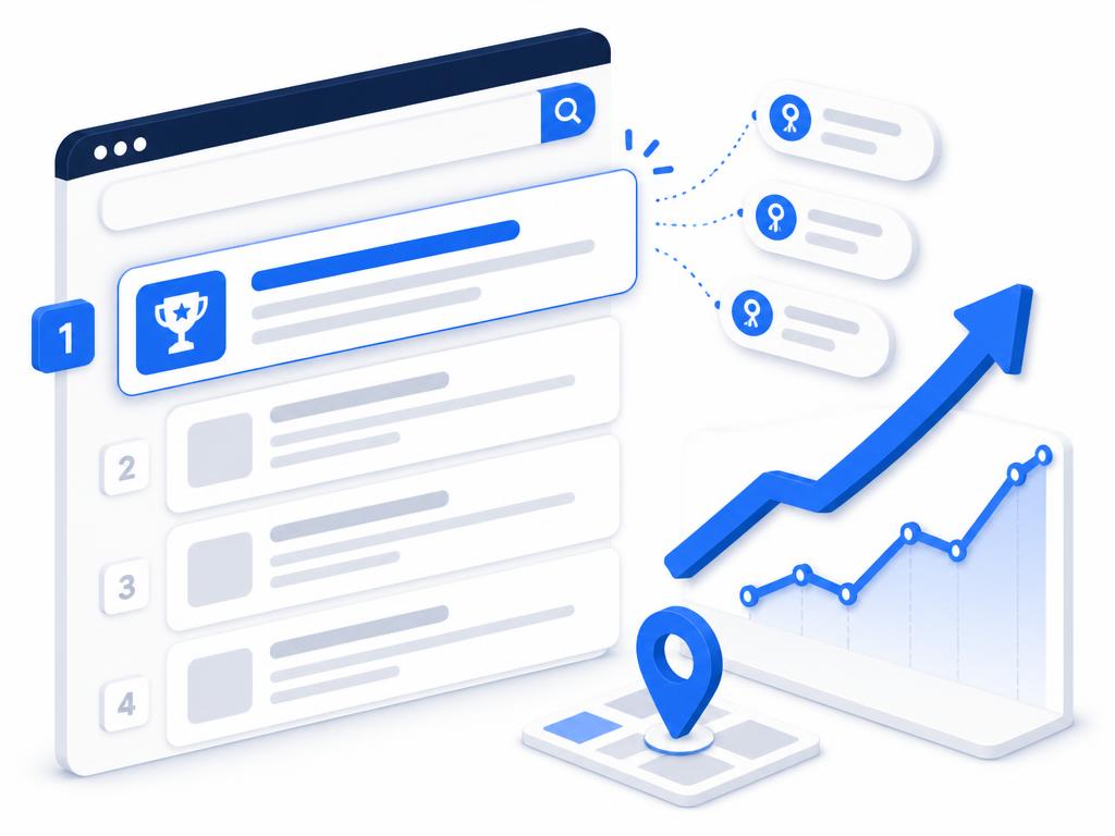 Ilustración de SEO / Posicionamiento web